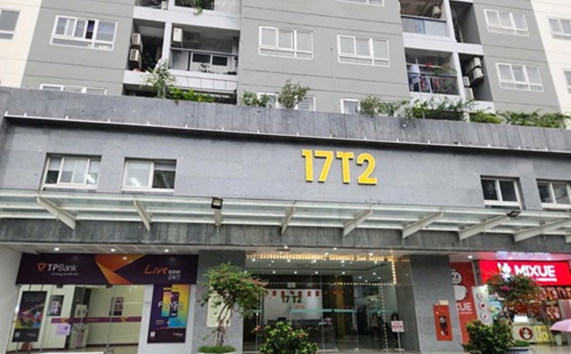 The news of children being kidnapped at apartment building 17T2 Trung Van is incorrect. Photo: Minh Hanh