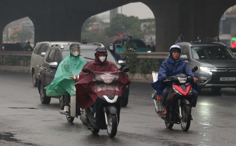Weather forecast for the North will have rain in many places tomorrow, November 1, due to cold air. Photo: Viet Anh