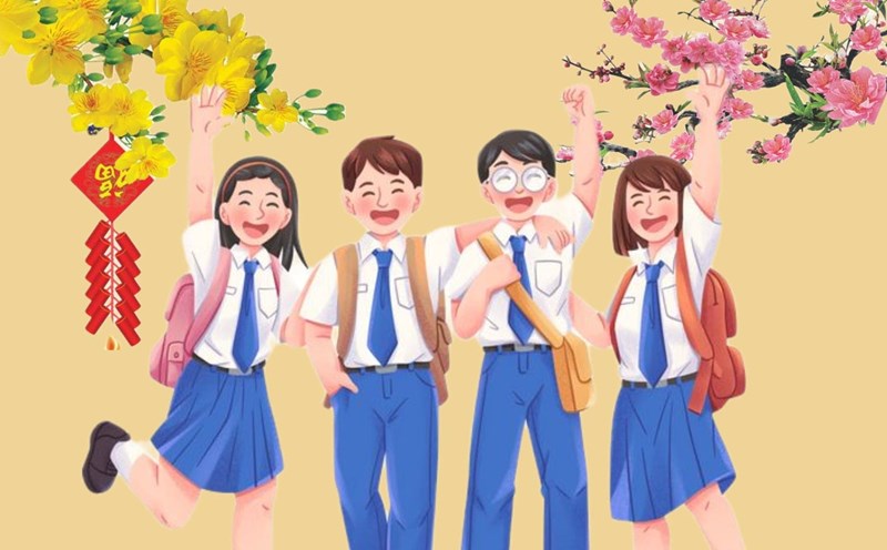 Will students nationwide have a long New Year's holiday in 2026? Graphics: Phuong Thao