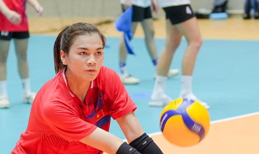 Vi Thị Như Quỳnh và đội bóng chuyền nữ Quảng Ninh lọt vào chung kết Giải hạng A toàn quốc 2025. Ảnh: VFV