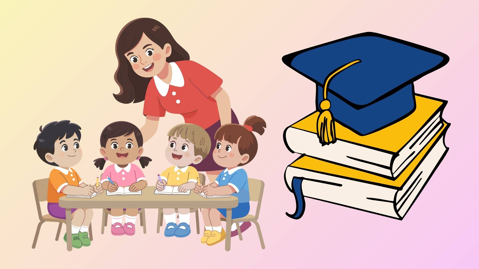 The Ministry of Education and Training plans to meet the standards on the training qualifications of senior preschool teachers. Graphics: Linh Dan