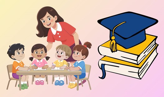 Bộ GDĐT dự kiến tiêu chuẩn về trình độ đào tạo của giáo viên mầm non cao cấp. Đồ họa: Linh Đan