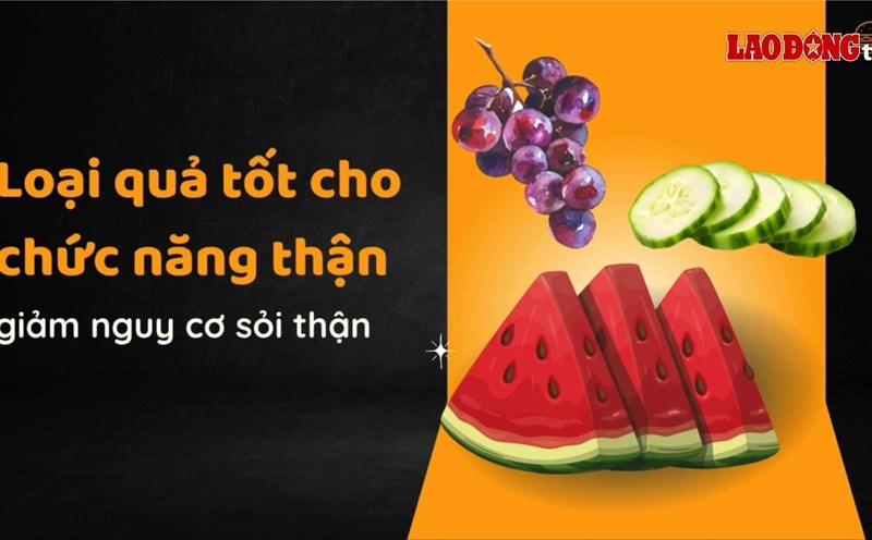 Good fruit for kidney function, reducing the risk of kidney stones