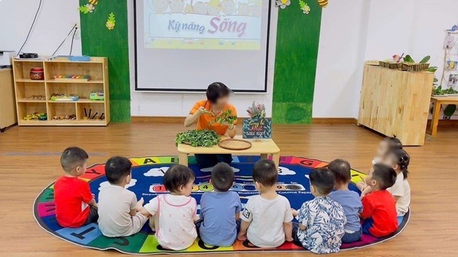 24h Education: Make teachers' income a source of life; Increase requirements for preschool teachers. Photo: Binh Minh