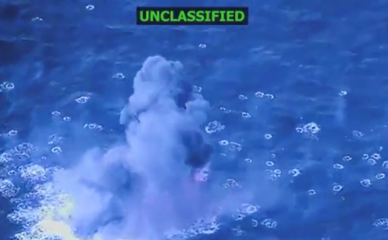 US airstrikes drug-carrying boats off the coast of Venezuela. Photo: Defense Minister Pete Hegseth