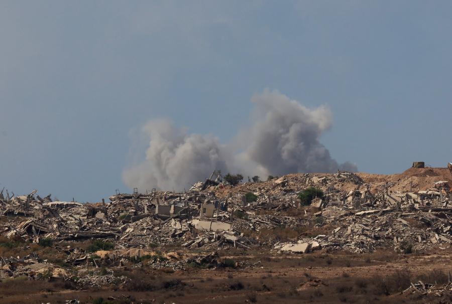 이스라엘의 공격 후 가자 지구의 풍경. 하마스는 이 지역의 미래와 관련된 트럼프 대통령의 20개 조항 평화 계획에 대해 방금 응답했습니다. 사진: 신화통신