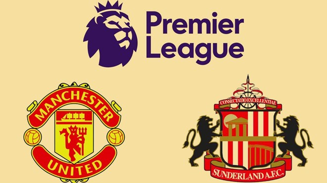 맨유 대 선덜랜드 경기는 프리미어 리그에서 많은 이변을 예고합니다. 그래픽: 반안