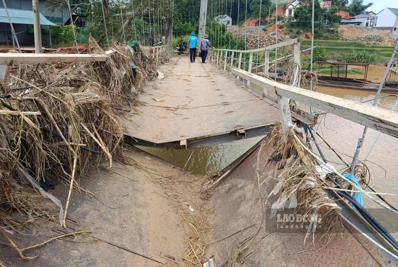 Con bao so 10 gay thiet hai nghiem trong voi xa Mo Vang. Anh: Van Duc