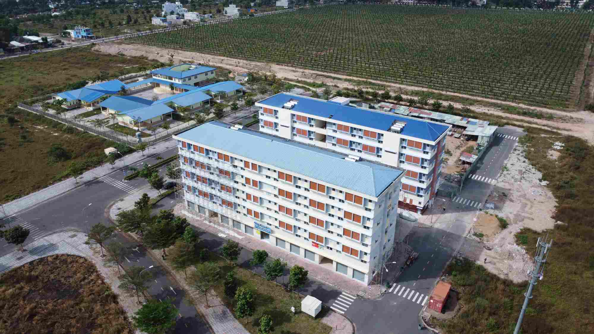 Dong Nai省の労働者向けの多くの共同住宅を持つ社会住宅プロジェクト。写真:Ha Anh Chien
