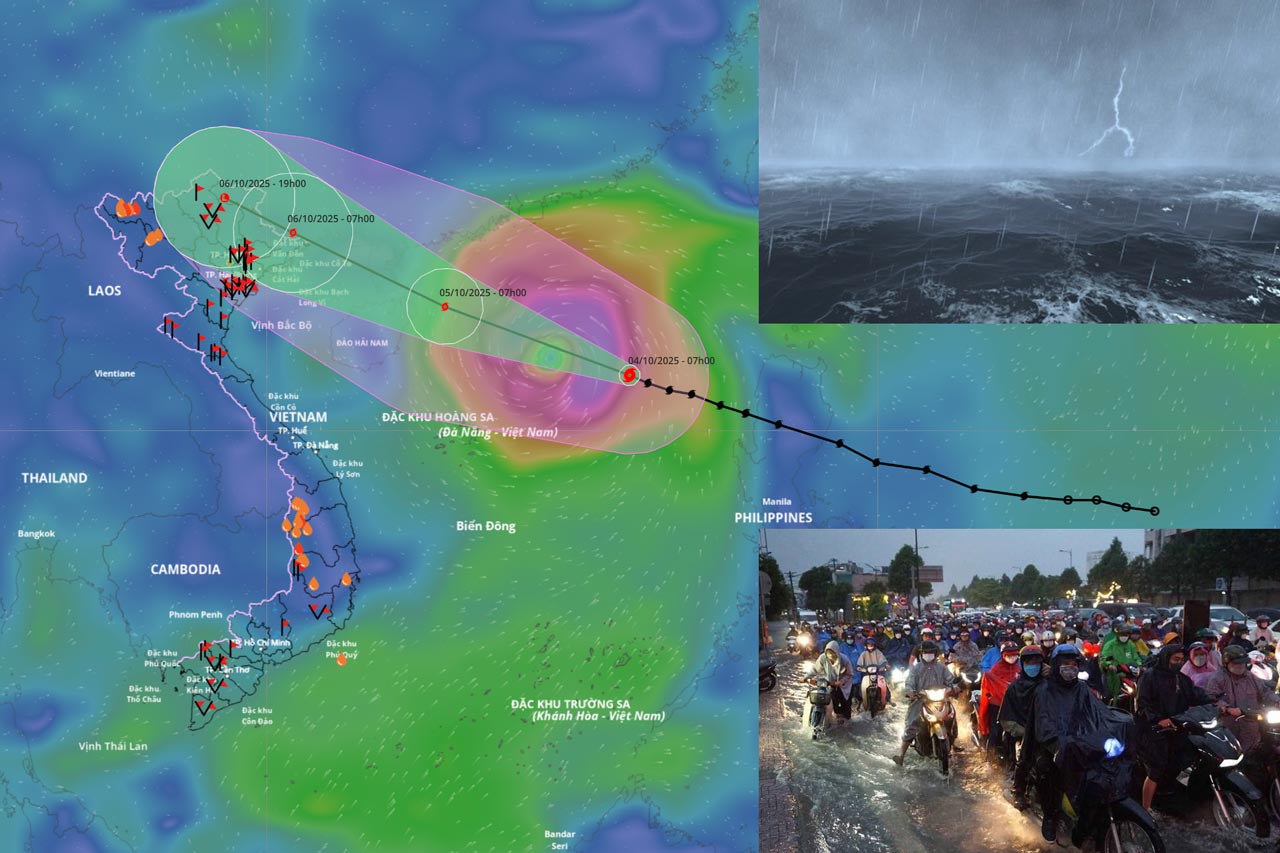 La tormenta numero 11 Matmo es la mas fuerte con rafagas de nivel 16 en las proximas 24 horas se pronostica que la zona afectada sera fuerte