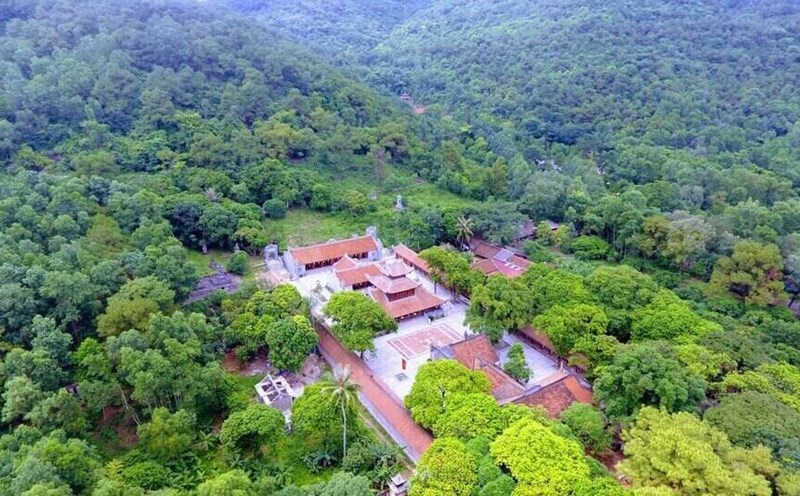 Panorama of Con Son Pagoda (Hai Phong City). Photo: Photo: Management Board of Con Tich Son - Kiep Ba Diem Area