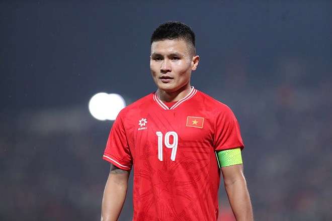 Midfielder Quang Hai. Photo: Minh Dan