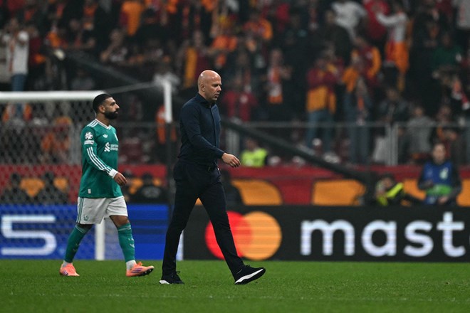 Liverpool vua de thua truoc Galatasaray o Champions League.  Anh: AFP