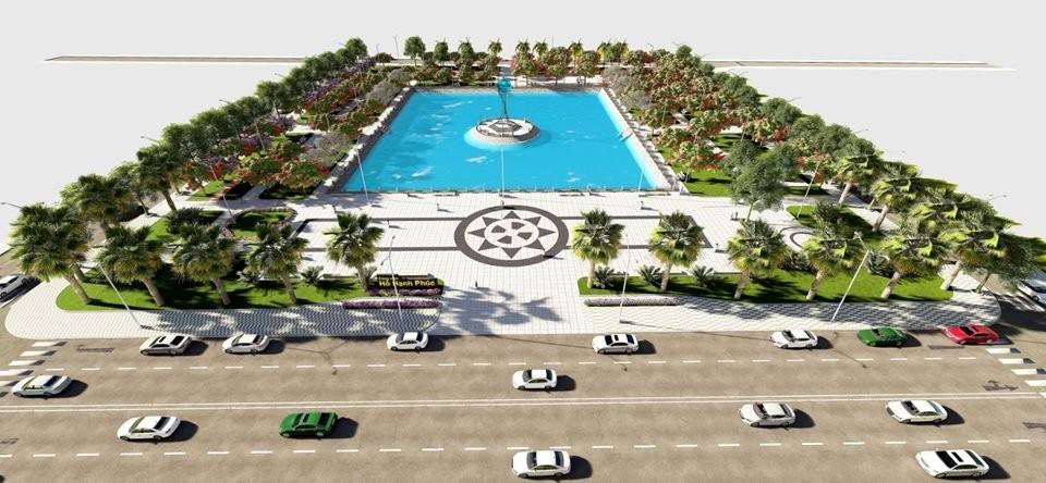 ハイフォン省キエンアンのHò Hanh Phuc花壇の風景。写真:プロジェクト管理委員会