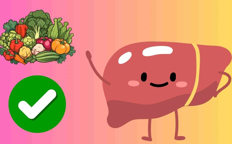 Here are the golden principles for choosing vegetables for people with liver disease. Graphics: Huyen Trang