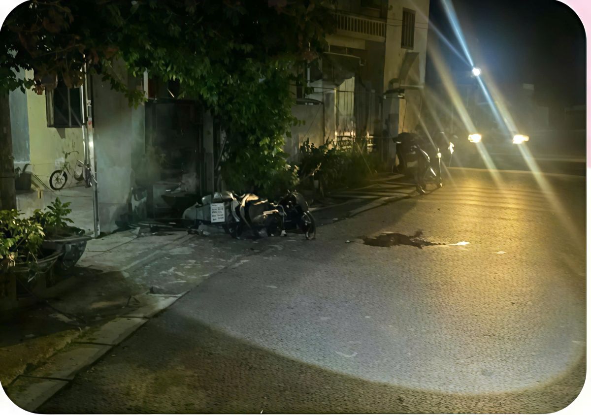 Before the accident. Photo: Hai Phong City Traffic Safety Committee