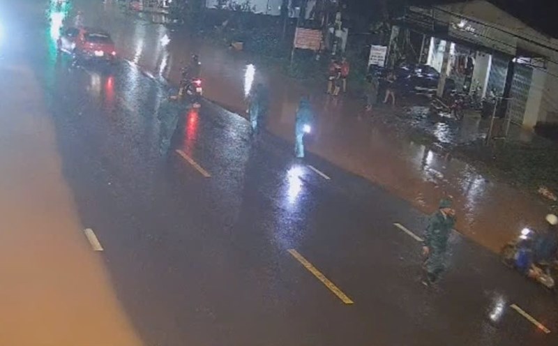 The scene of the accident that killed Mr. Le Phuoc Toan. Photo: Provided by the people