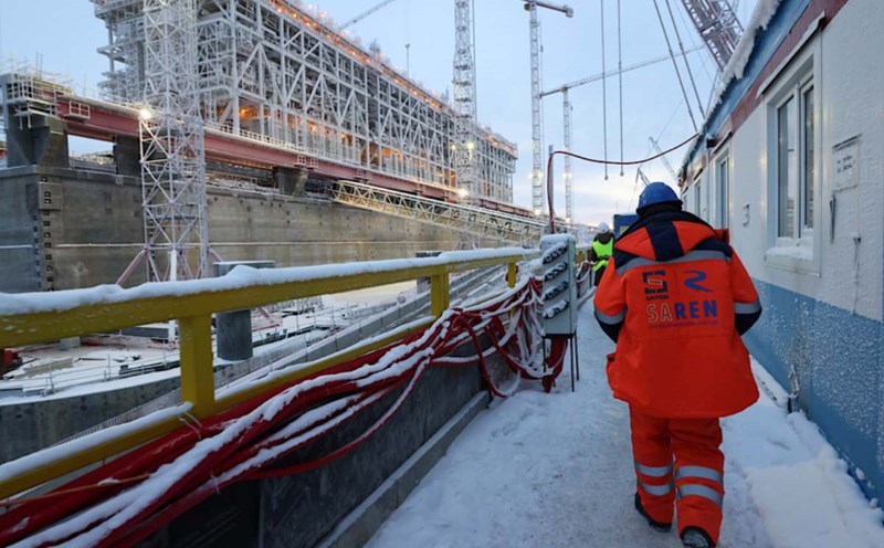 The average daily Russian gas output of the Arctic LNG 2 project in September reached 17.9 million m3. Photo: TASS