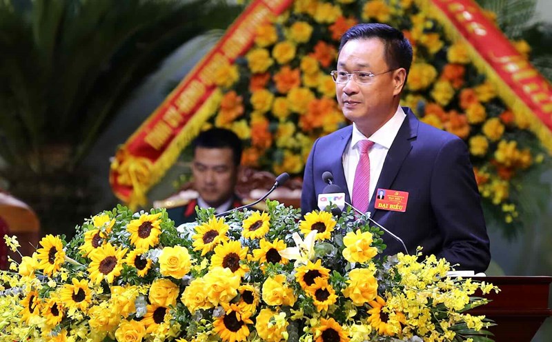 Mr. Le Ngoc Quang was appointed to continue as Secretary of the Quang Tri Provincial Party Committee. Photo: Cong Sang