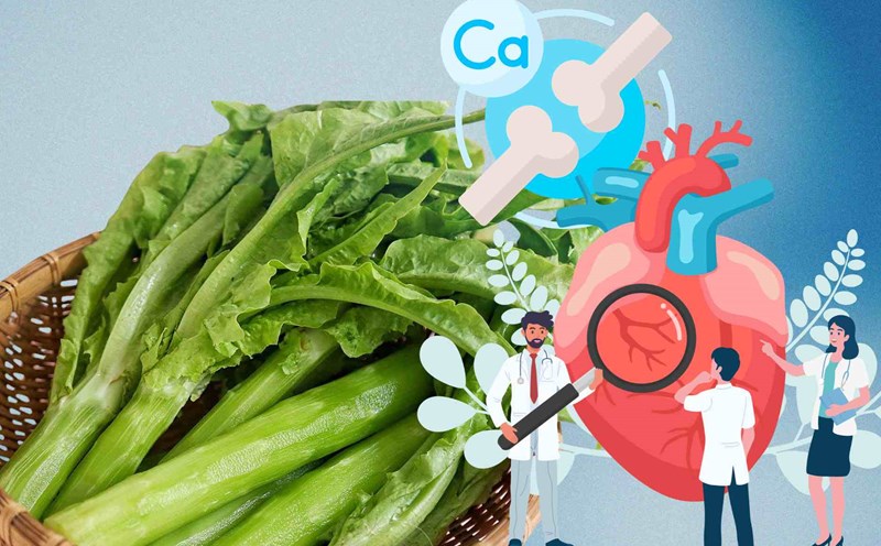 A familiar vegetable but extremely rich in calcium, good for bones, joints and the heart