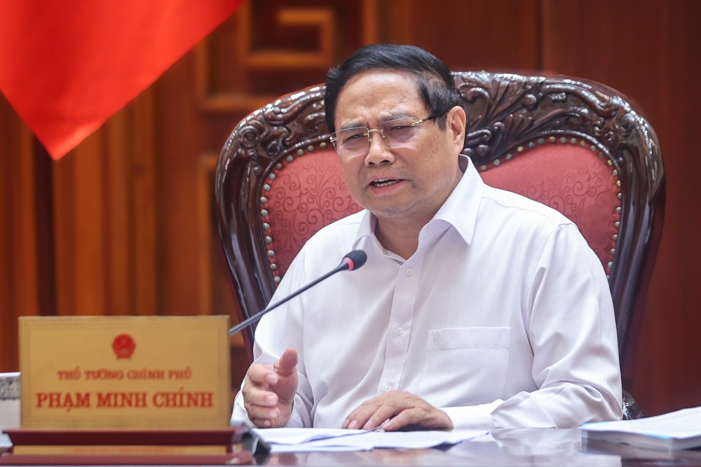 Prime Minister Pham Minh Chinh directed to continue completing the draft resolution of the Politburo on cultural revival and development. Photo: Nhat Bac