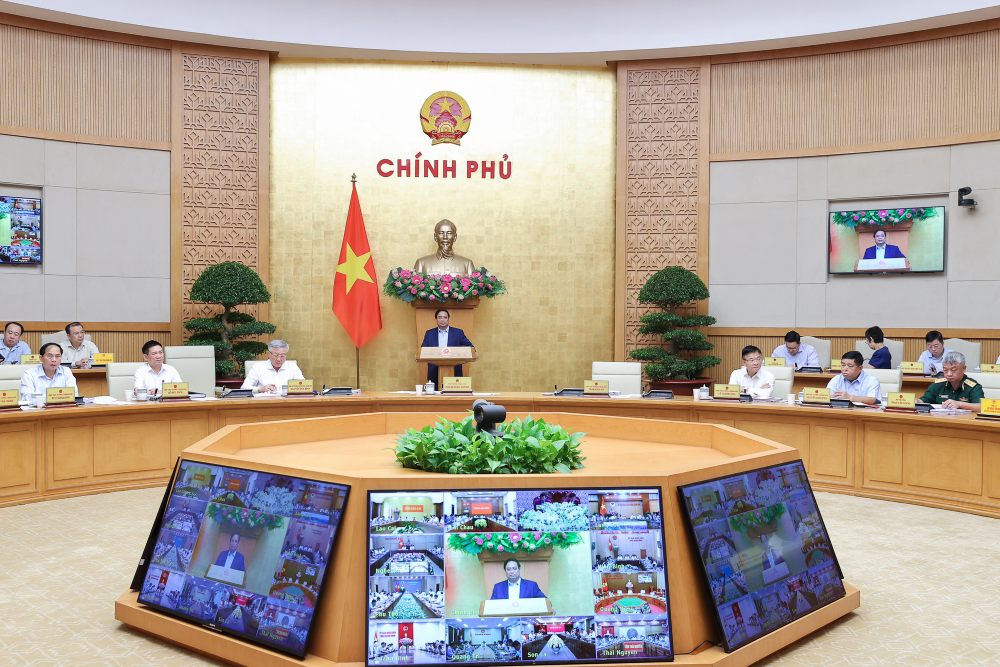 Prime Minister Pham Minh Chinh chaired the Online Conference of the Government with localities in September 2025, discussing many important contents. Photo: VGP/Nhat Bac