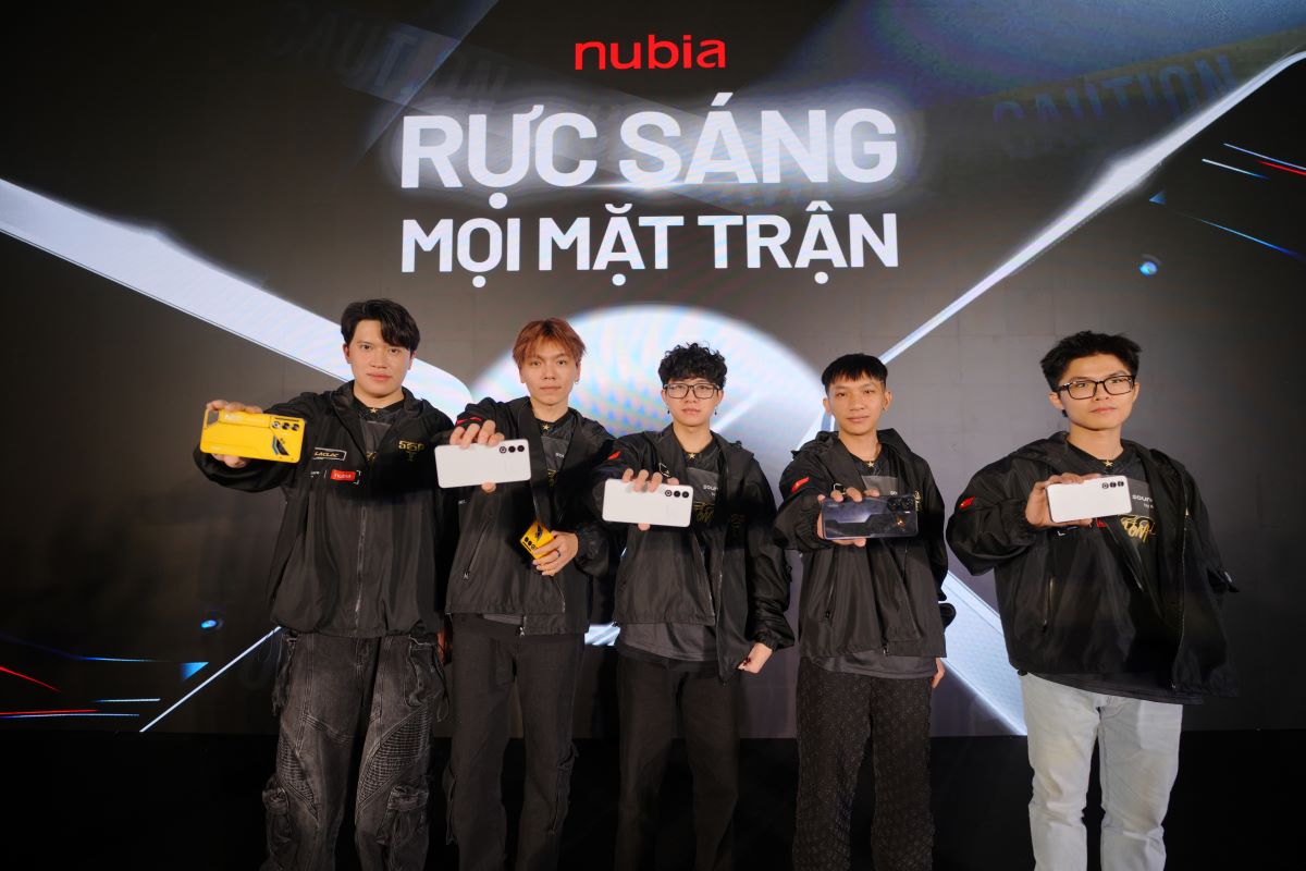The Nubia Neo 3 GT 5G Smartphone will be associated with and cooperate with the Saigon Phantom game team. Photo: Nubia