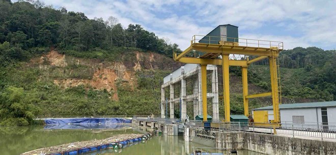 Binh Long Hydropower Plant - one of the hydropower plants near the center of Cao Bang province. Photo: Tan Van