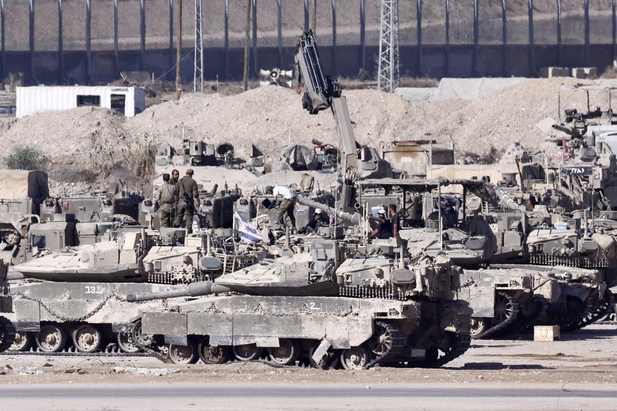 President Donald Trump said Israel agreed to the initial withdrawal boundary in Gaza. Photo: Xinhua