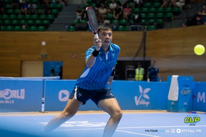 Ly Hoang Nam gianh huy chuong dong PPA Tour Asia - Vietnam Cup 2025. Anh: PPA