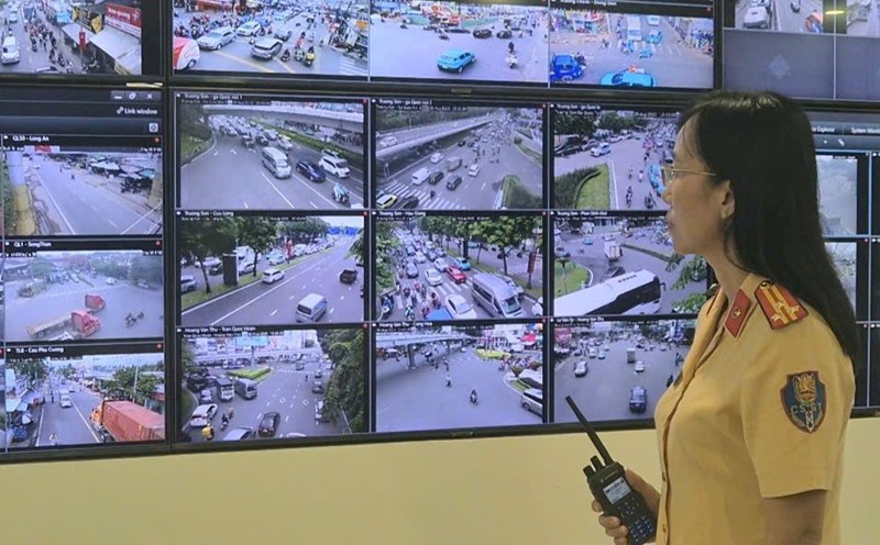 From September 1 to October 3, the automatic AI camera system in Ho Chi Minh City detected 3,143 violations. Photo: Chan Phuc
