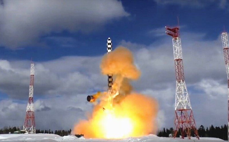 A Russian missile test launch. Photo: Russian Ministry of Defense