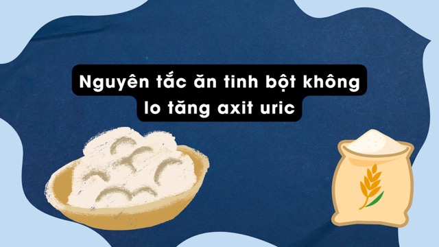 Eating starch uncontrollably will affect the increase in uric acid. Graphic photo: Huong Son