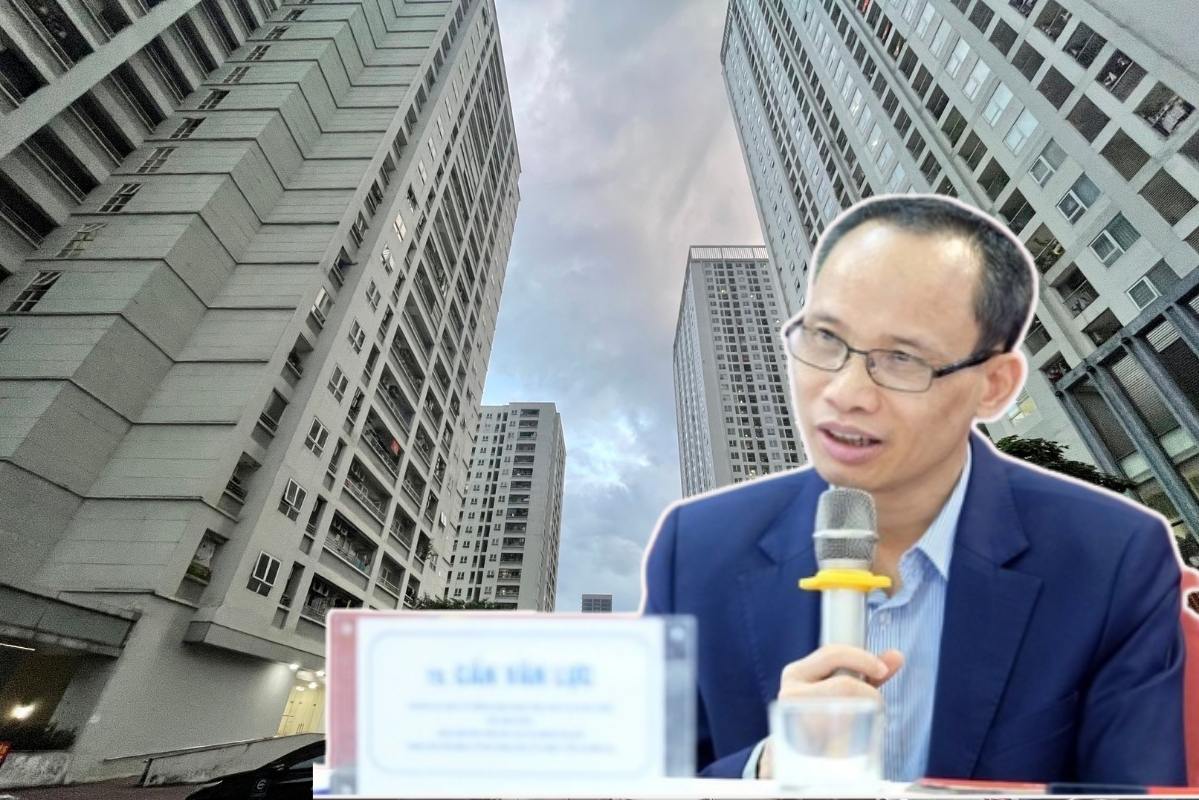 TS Can Van Luc - Expert economique en chef de la BIDV - espere une deuxieme feuille de route pour la taxation de l'immobilier afin d'arreter la fievre de la speculation. Conception : Thanh Binh