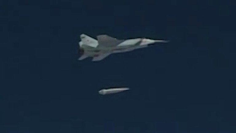 Russian Kinzhal hypersonic missile. Photo: Russian Ministry of Defense