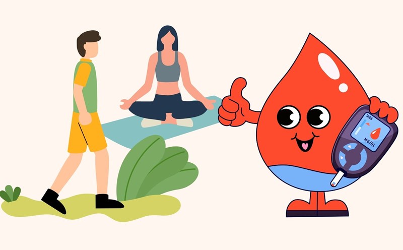 What to do after meals to maintain stable blood sugar levels. Graphics: Linh Dan