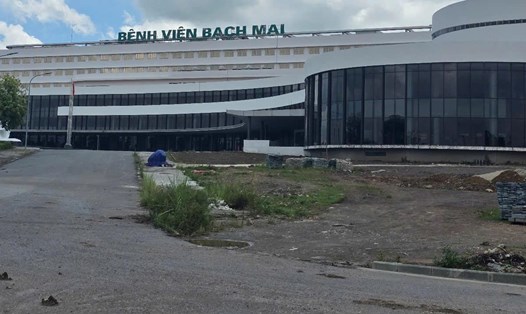 Dự án Bệnh viện Bạch Mai cơ sở 2 tại Ninh Bình. Ảnh: Diệu Anh