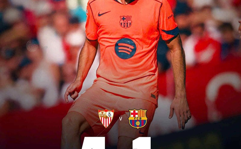 Barcelona suffered a humiliating defeat to Sevilla. Photo: FCB