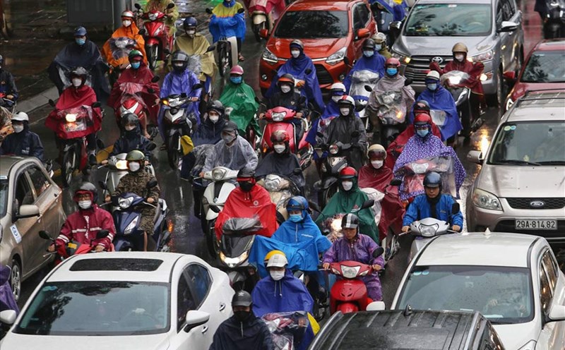 The circulation of storm No. 11 Matmo is forecast to cause rain in the North from now until the night of October 7. Photo: To The