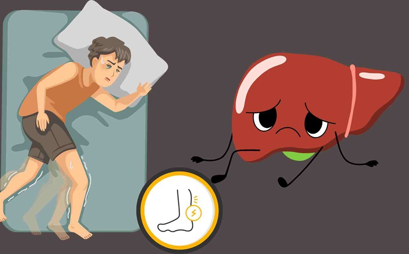 Signs of liver problems at night. Graphics: Ha May