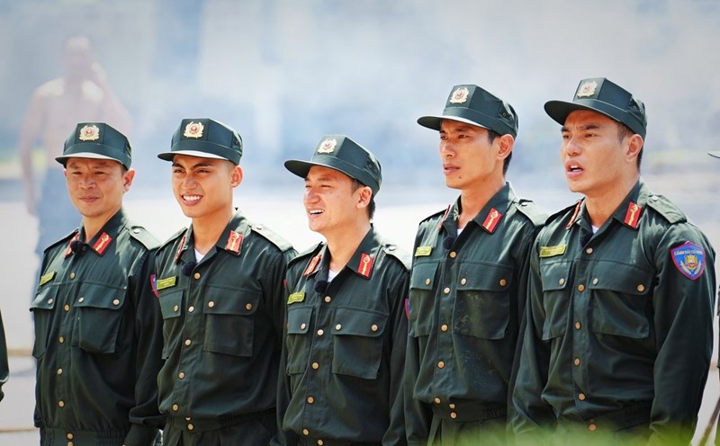 Artists in the program "Brave Soldier". Photo: Producer.