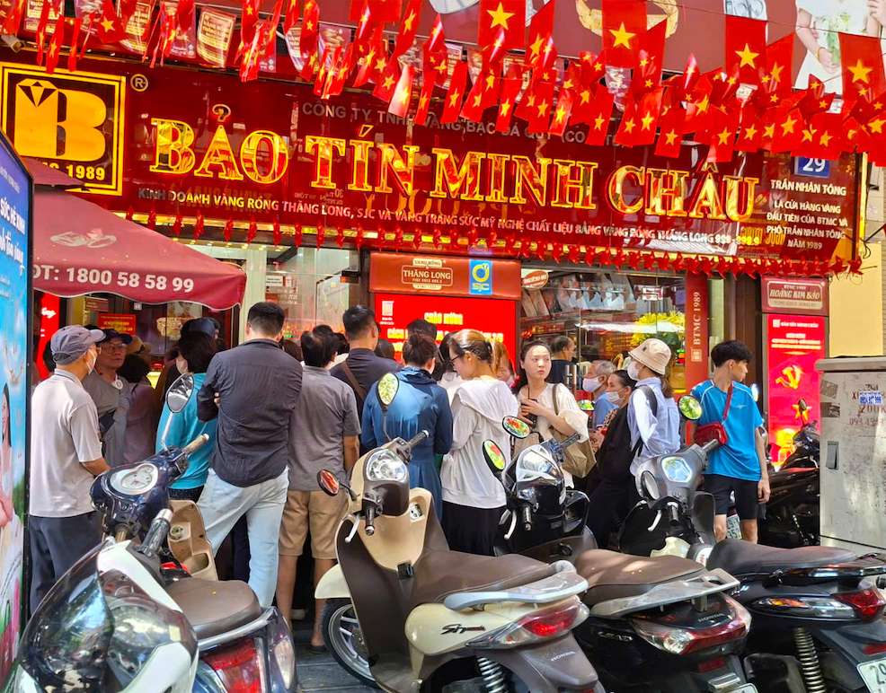 The gold price index in September 2025 increased by 6.53% compared to the previous month. Photo: Tuyet Lan