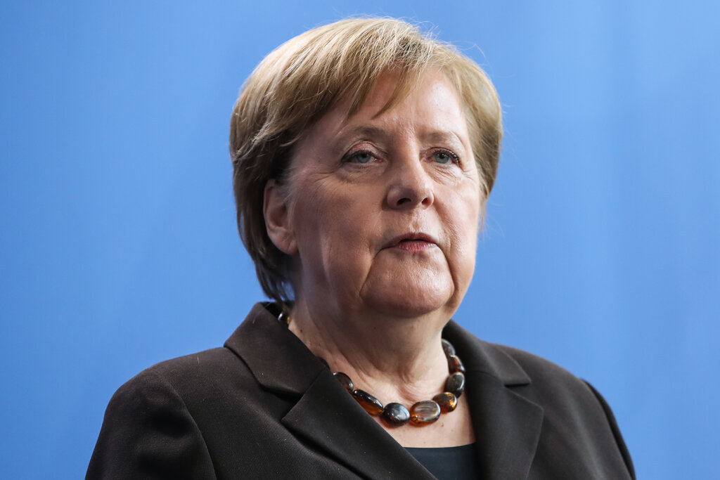 Former German Chancellor Angela Merkel talks about the root cause of the conflict in Ukraine. Photo: Xinhua