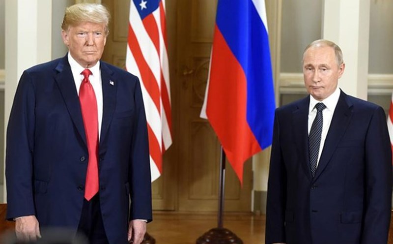 US President Donald Trump and Russian President Vladimir Putin at the 2018 Russia-US Summit in Helsinki (France). Photo: Xinhua