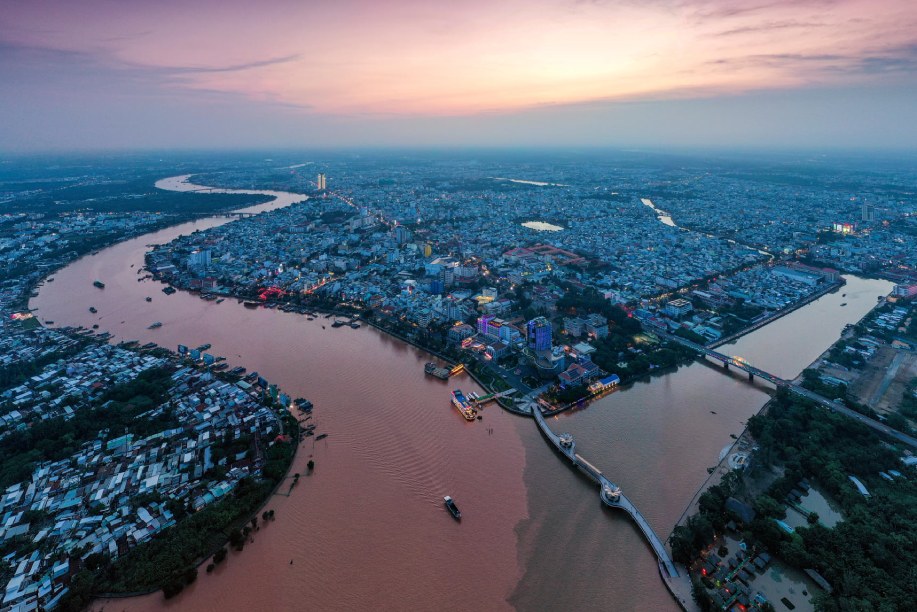 Toan canh thanh pho Can Tho. Anh: Tran Minh Luong