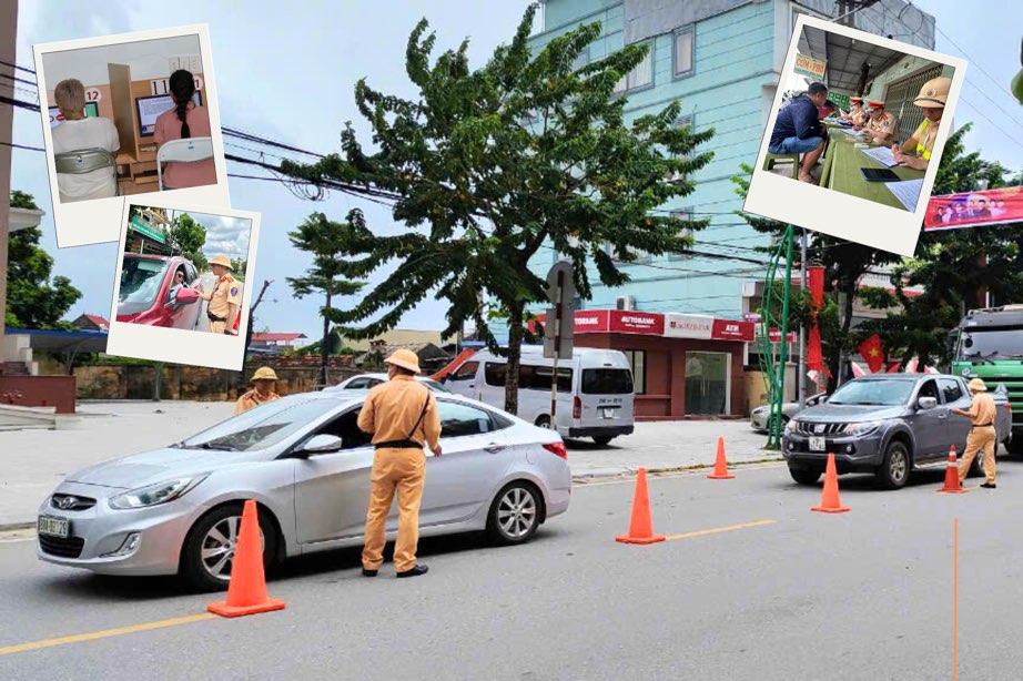 Thousands of cases in Thai Nguyen have their driving license points deducted. Photo: Viet Hoan.