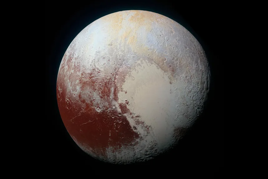 Sao Diem Vuong do tau vu tru New Horizons cua NASA chup nam 2015. Anh: NASA