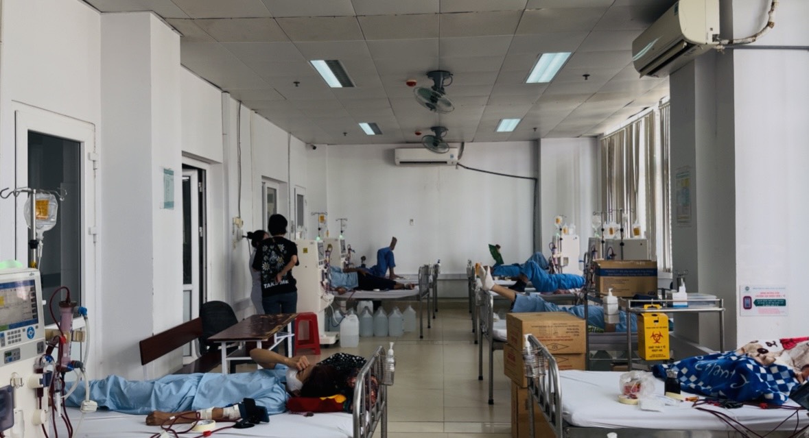 The patient is being treated at the Central Highlands General Hospital. Photo: Long Du