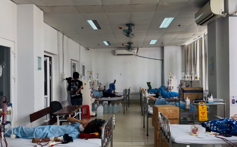 The patient is being treated at the Central Highlands General Hospital. Photo: Long Du