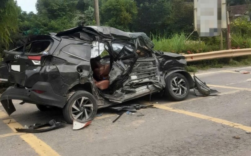 Scene of the accident. Photo: Han Nguyen